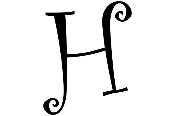 Handwritten Letter H