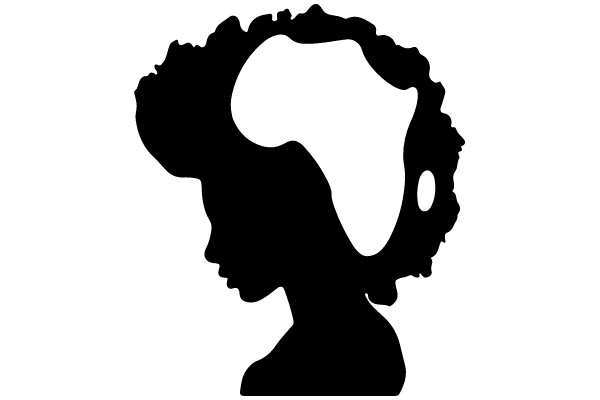 Afro Profile Silhouette