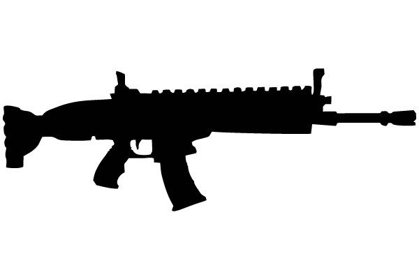 Silhouette of a Rifle