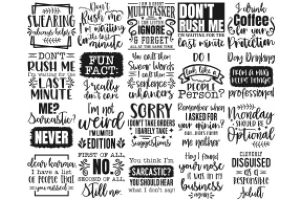 A Collection of Humorous Quotes and Sayings