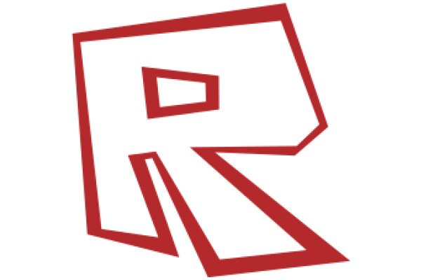 Digital Art: A Red Letter 'R' on a White Background