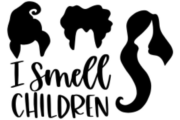 A Silhouette of a Child's Face with the Text 'I Smell Children' Above It