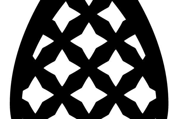 Symmetrical Lattice Teardrop Ornament