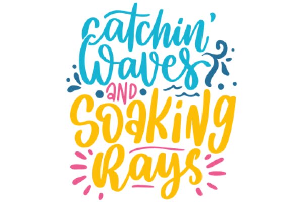 Catchin' Waves and Soakin' Rays: A Colorful Invitation to Relax and Enjoy the Beach