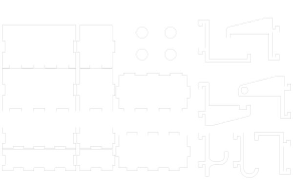 A Collection of Geometric Shapes and Symbols