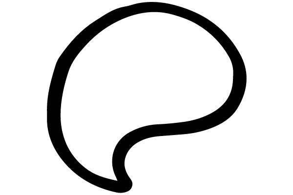 Simplistic Icon of a Speech Bubble