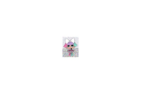 A Colorful Cartoon Character with Large Ears and Bright Outfit