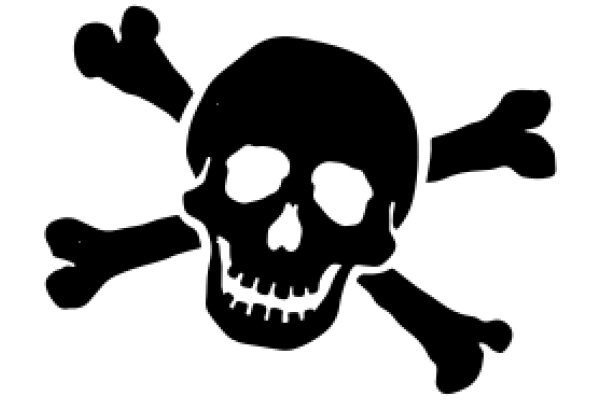 Silhouette of a Skull with Crossbones