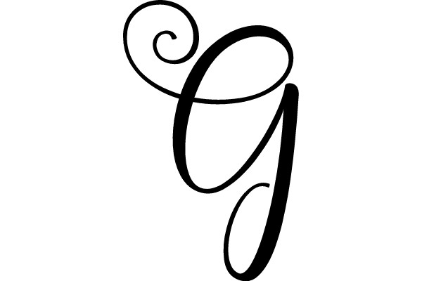 Handwritten Cursive Letter G