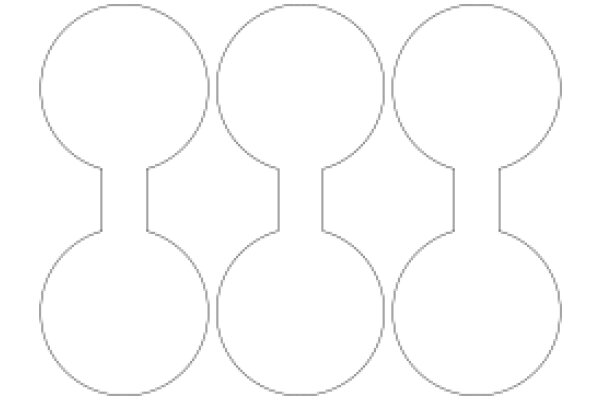 Simplicity in Design: A Minimalist Artwork of Three Circles