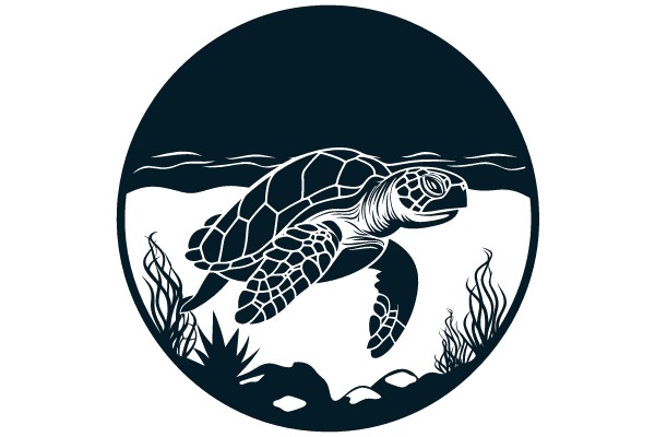 Underwater Serenity: A Turtle's Journey Through the Sea