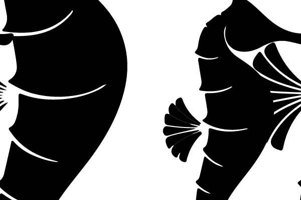 Swirling Seahorses: An Underwater Symphony