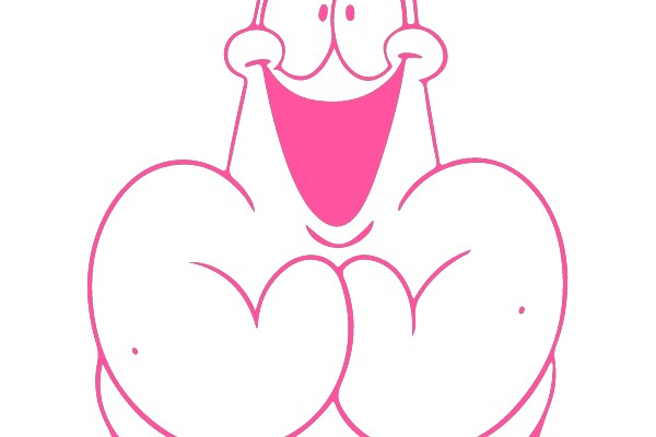 Pink Cartoon Character