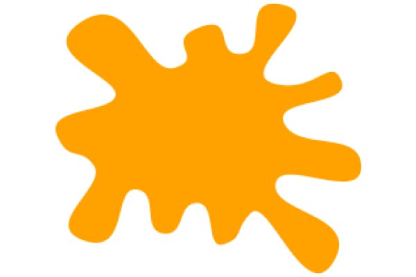 Vibrant Orange Splatter Graphic