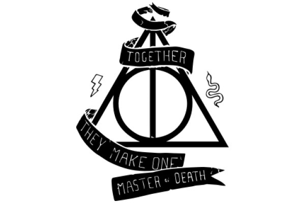 ATriangle with a Banner and a Snake, Symbolizing a Group of People United in the Cause of Death Mastery