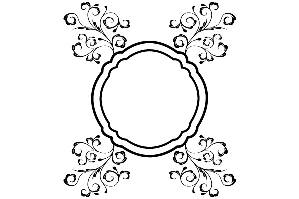 Elegant Vintage Frames Flourish Design