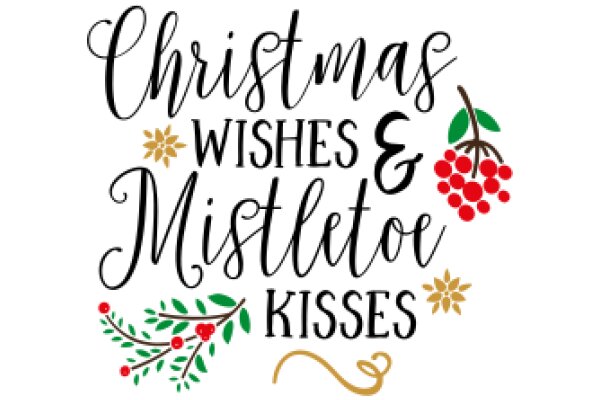 Season's Greetings: A Festive Message of Christmas Wishes, Mistletoe Kisses, and the Joy of the Holiday Season