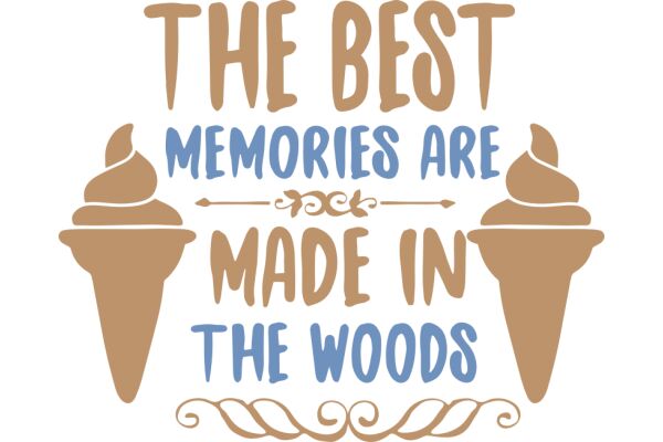 The Best Memories Are Made in the Woods: A Quote from the Image