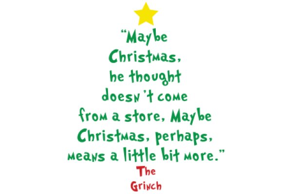 A Festive Christmas Quote from The Grinch