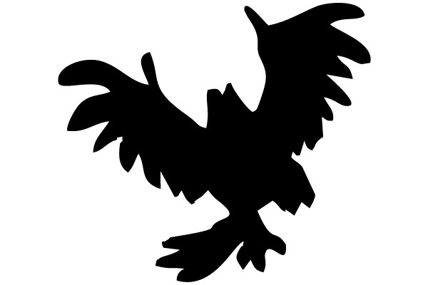 Silhouette of a Bird in Flight