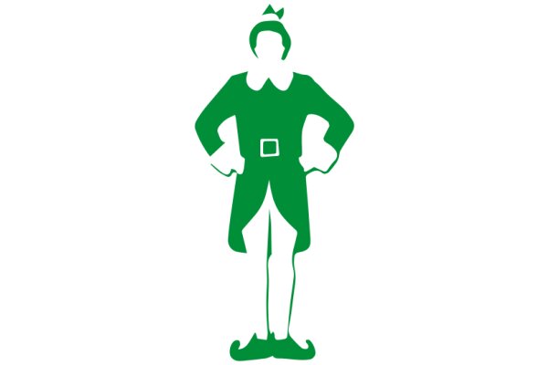 A Festive Green Christmas Elf