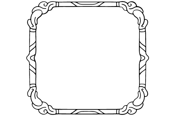 Elegant Vintage Ornament Frame