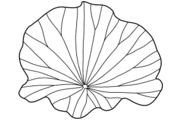 Stylized Artwork of a Flower-like Shape