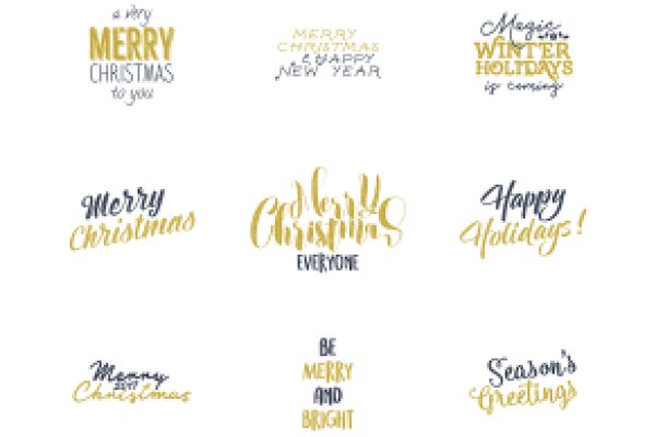 A Festive Collection of Merry Christmas and Happy Holidays Greetings