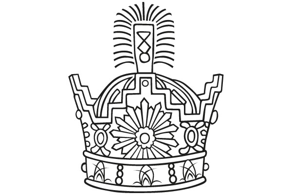 Coloring Page: Royal Crown