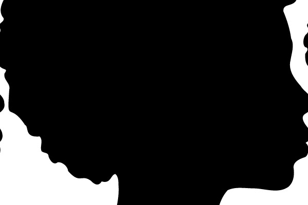 Silhouette of a Woman's Profile