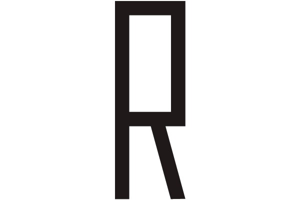 Rectangular Symbol with a Slanted Line