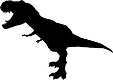 Silhouette of a T-Rex: A Classic Icon of Prehistoric Life