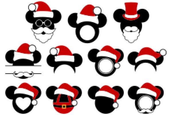 A Festive Collection of Mickey Mouse-Inspired Christmas Hats