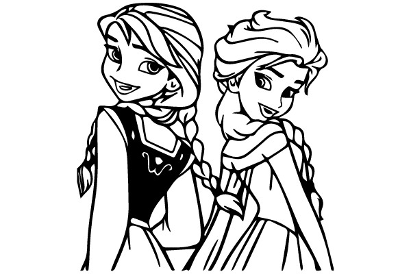 Frozen Bond: The Sisters' Unbreakable Connection