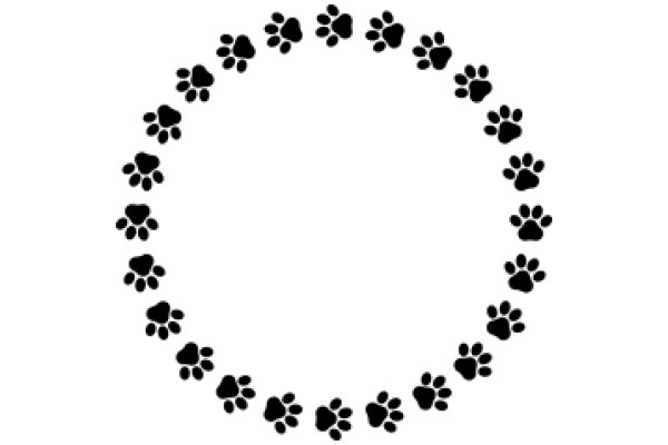 A Symmetrical Pattern of Paw Prints