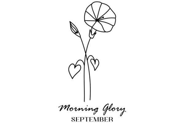 Morning Glory: A Whimsical September Greeting