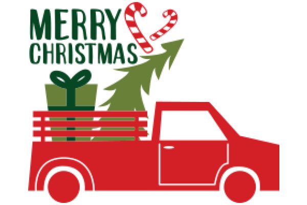 Merry Christmas: A Festive Truck Delivery