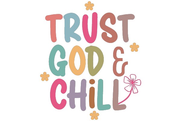 Trust and Relaxation: A Colorful Inspirational Design