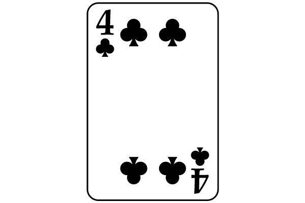 Ace of Clubs and Four of Clubs