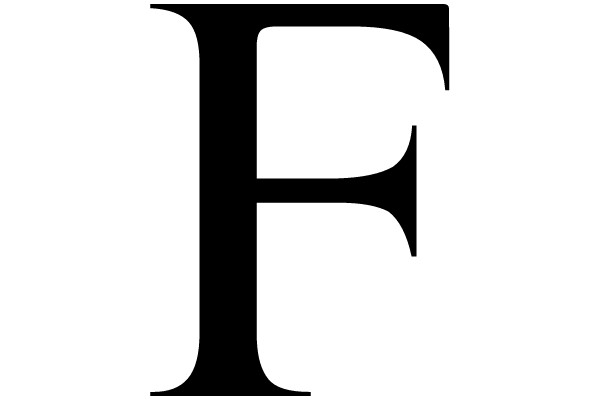 Bold Serif Letter F