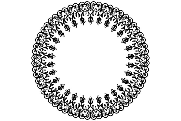 Ornament 398: Intricate Vintage Floral Border