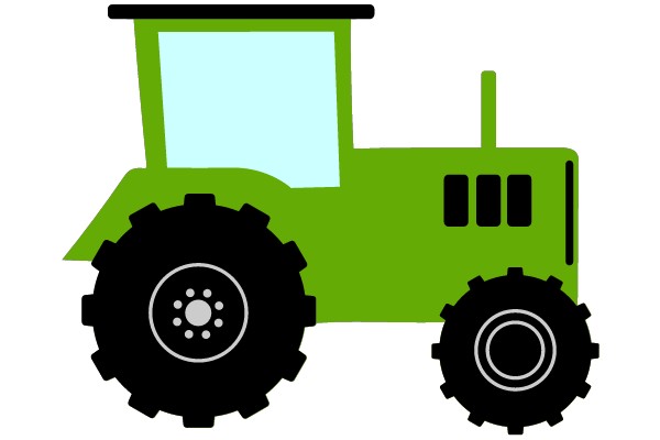 Green Tractor Clip Art