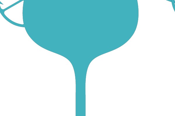 Margarita with Lemon and Umbrella Clip Art