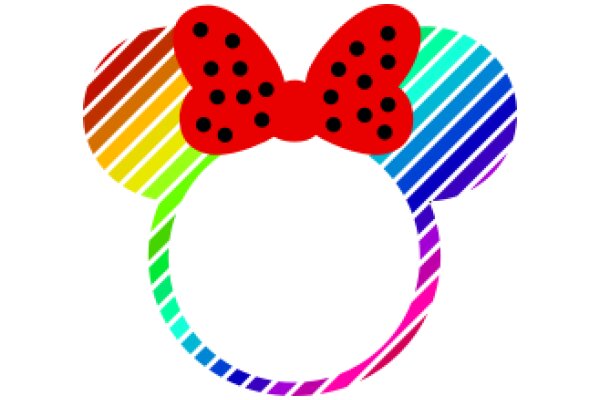 Vibrant Disney-Inspired Minnie Mouse Ear Decoration