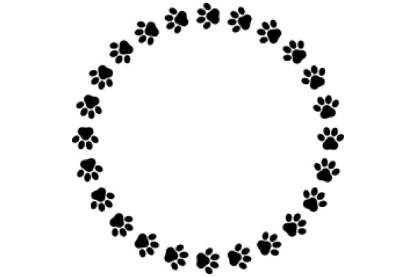 A Symmetrical Pattern of Paw Prints