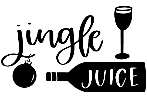 A Festive Holiday Greeting: Wishing You a Joyous Christmas with Wine and Ornaments!