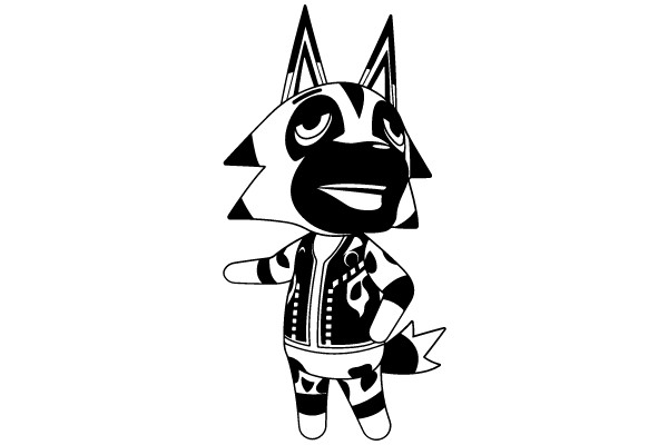 Cool Raccoon Rockstar
