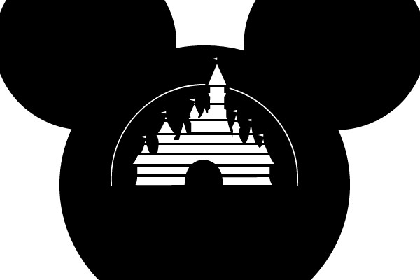 Walt Disney Castle Silhouette