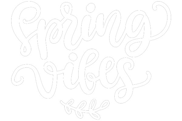 Springtime Elegance: Handcrafted Script for Festive Celebrations