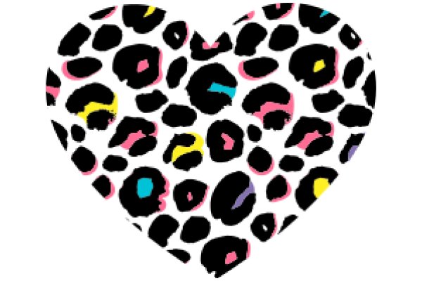 Vibrant Patterned Heart: A Colorful Display of Artificial Intelligence's Capabilities